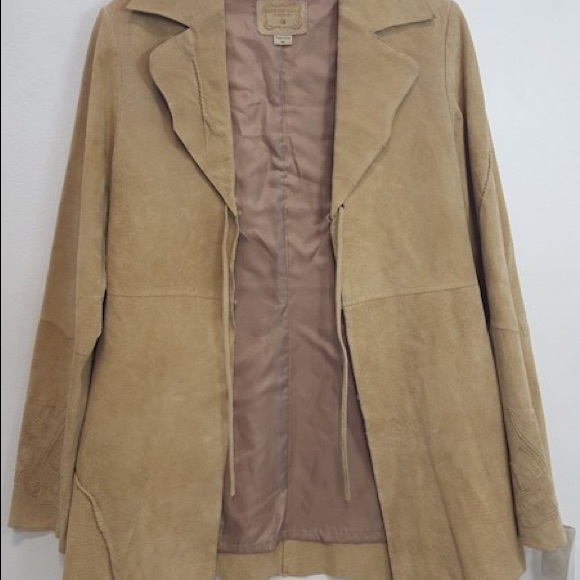 BKE Jackets & Blazers - BKE Vintage Women's Suede Blazer Jacket Size M